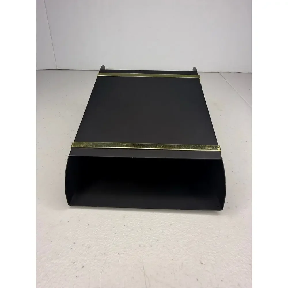 Hearth & Hand with Magnolia Metal Paper Note Roll Dispenser – Black & Gold